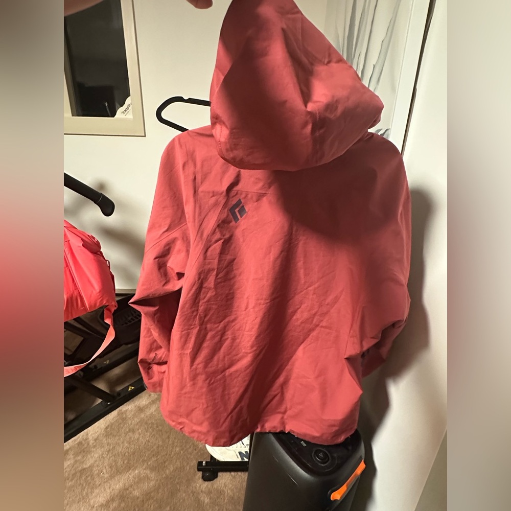 Black Diamond Pink Hooded Softshell Jacket - Picture 3 of 4